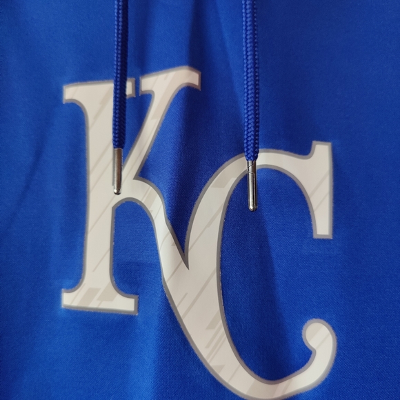 Men's XXL Majestic ThermaBase Kansas City Royals Hoodie - Picture 2 of 4
